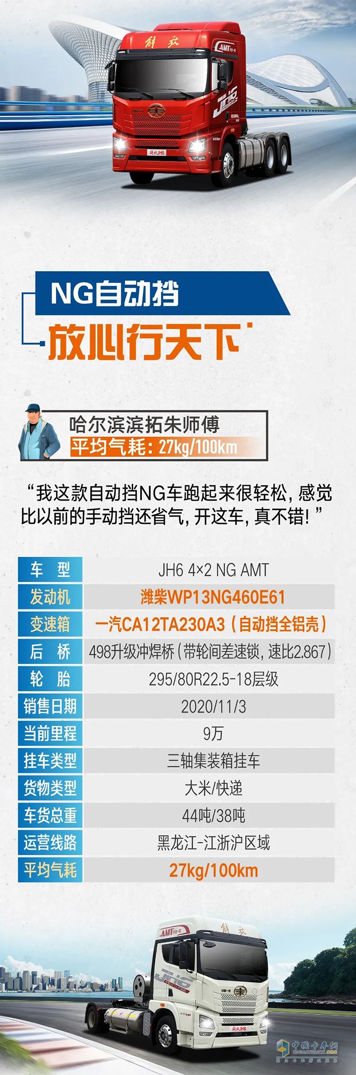 解放JH6自動(dòng)擋