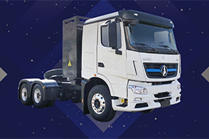 “零”油耗重卡也能跑 北奔輕量化標(biāo)載運(yùn)輸電動牽引車