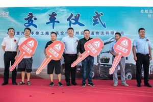 合力共贏  20臺(tái)豪沃TX國六智聯(lián)泵攪拌車批量交付貴州大客戶