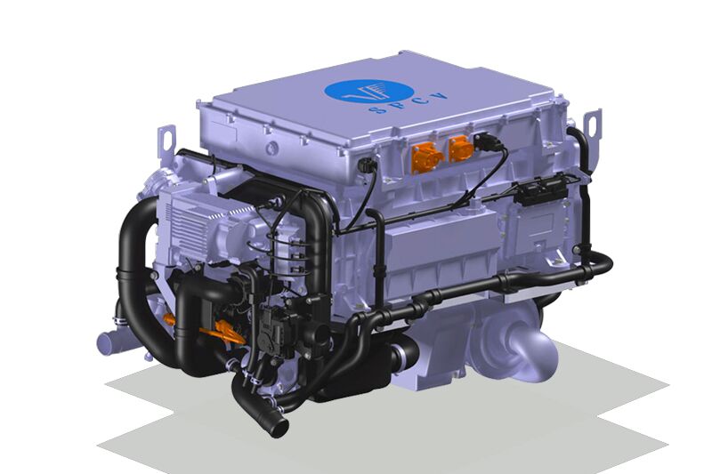 上燃動(dòng)力 100kw大功率燃料電池發(fā)動(dòng)機(jī)-超越-300E 商用車燃料電池系統(tǒng)