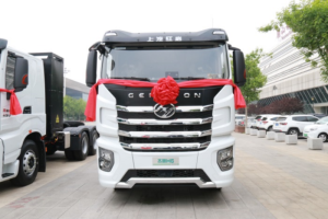高效環(huán)保  上汽紅巖杰獅H6充換一體純電動牽引車入圍 “零排放運輸車型”大獎