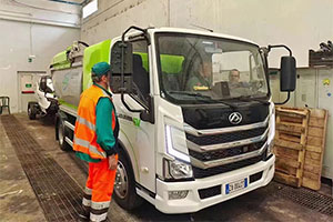 通過歐盟認(rèn)證并首單落戶  上汽輕卡純電動環(huán)衛(wèi)車有何來頭？