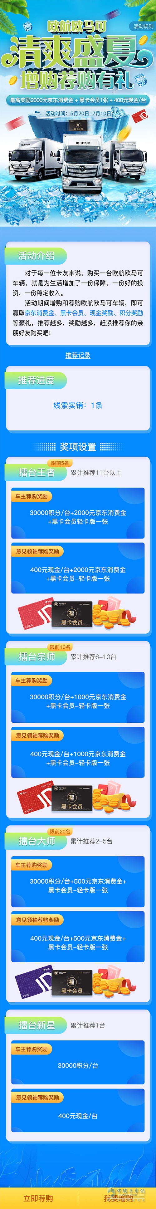 歐航歐馬可 增購薦購有禮 活動(dòng)獎(jiǎng)品再升級(jí)