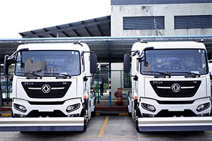 零碳?xì)淠墉h(huán)衛(wèi)車綠動(dòng)佛山 東風(fēng)商用車助力佛山市環(huán)保躍遷