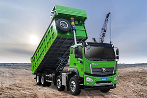 渣土運(yùn)輸 全能王炸車 福田瑞沃輕量化8×4工程車