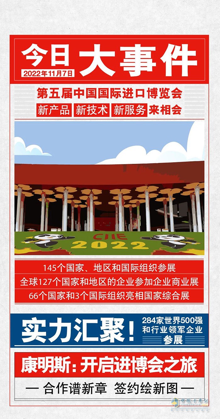 康明斯 進(jìn)博會 發(fā)動機(jī)