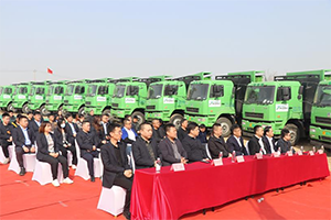 綠動(dòng)保定 共筑未來(lái) 萬(wàn)物友好純電自卸車(chē)批量交付保定保雄