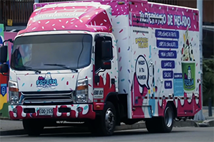 辭職創(chuàng)業(yè)經(jīng)營(yíng)流動(dòng)冰淇淋車，江淮1卡國(guó)際帥鈴圓她“自由”夢(mèng)