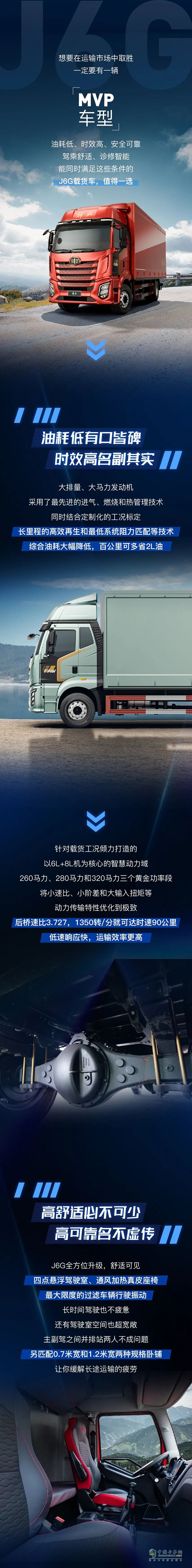 綠通運輸搶時效，解放J6G載貨車跑出致富加速度！