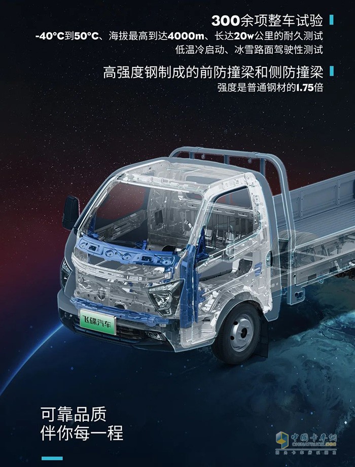　城配運(yùn)輸市場(chǎng)競(jìng)爭(zhēng)激烈，想要脫穎而出，車(chē)輛裝備至關(guān)重要，為更好順應(yīng)市場(chǎng)和用戶(hù)需求，飛碟締途EF3“大承載純電城市小卡”，以獨(dú)特的設(shè)計(jì)理念、卓越的性能表現(xiàn)以及精準(zhǔn)的場(chǎng)景化定制，為用戶(hù)提供更加高效、節(jié)能、安全的運(yùn)輸解決方案。
