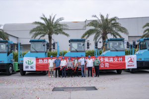 市場保有量遙遙領(lǐng)先 三一電動集卡再度批量交付