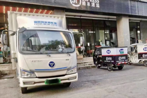 助力長沙快遞運輸用戶高效配送，奧鈴智藍(lán)純電輕卡大獲好評