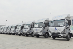 福田汽車新能源汽車商丘首批地產(chǎn)車成功下線，啟幕綠色出行新篇章