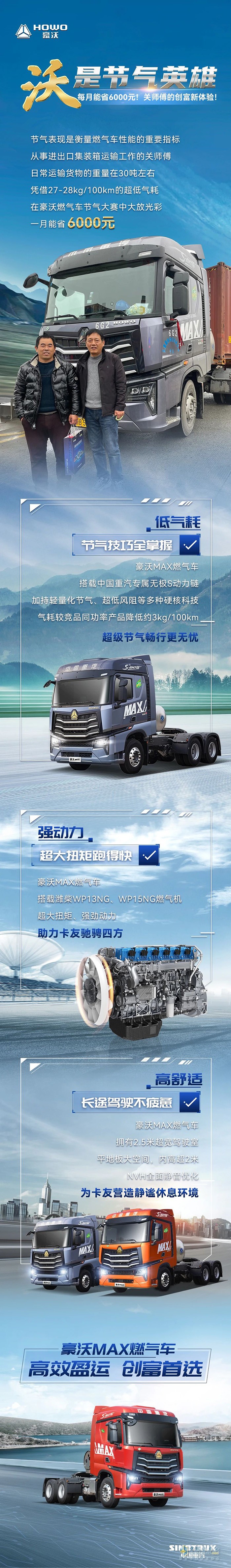 重汽豪沃重卡:每月能省6000元！關(guān)師傅的創(chuàng)富新體驗！