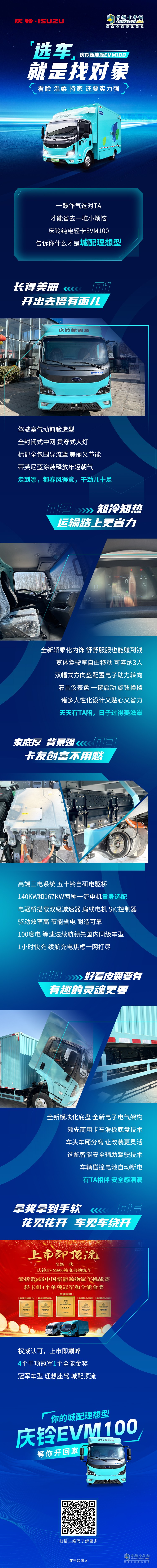 城配理想型？冠軍車型？慶鈴純電輕卡EVM100用實(shí)力說話