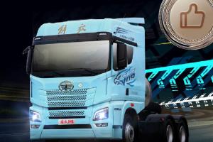 專打巔峰賽！解放JH6智尊版600馬力LNG牽引車橫掃各項(xiàng)比賽MVP