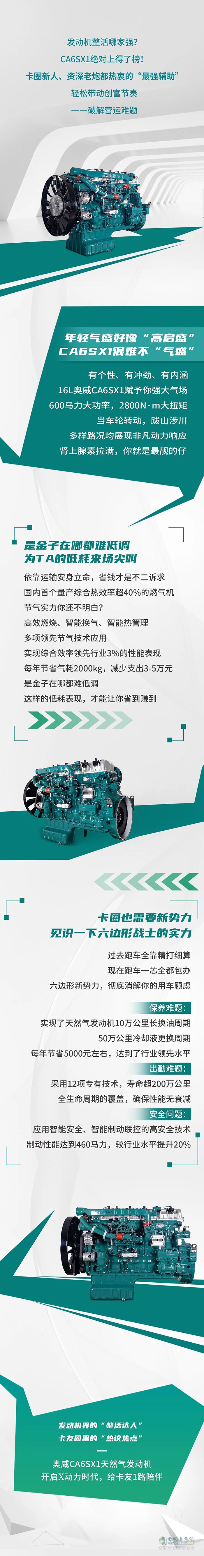 解放動(dòng)力奧威CA6SX1發(fā)動(dòng)機(jī)，AKA創(chuàng)富最強(qiáng)輔助！