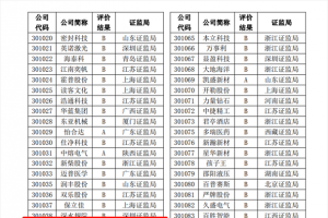 中集車輛再度榮獲深交所信息披露A級評級