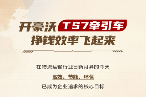 “開(kāi)豪沃TS7牽引車(chē)，掙錢(qián)效率飛起來(lái)！”