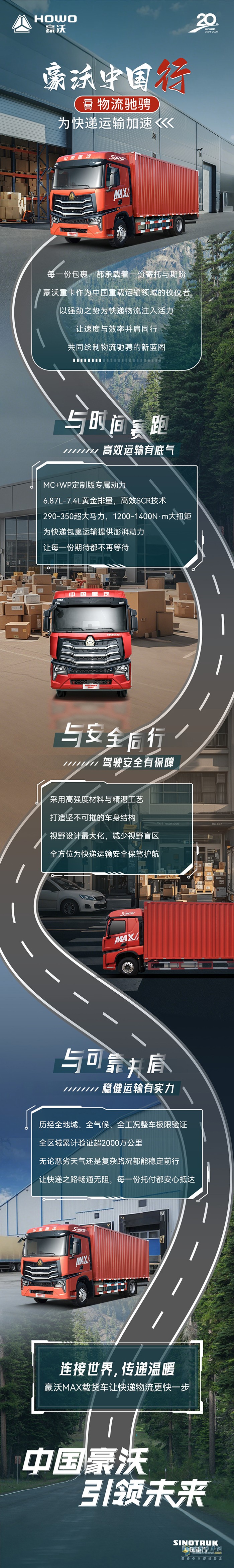 豪沃中國行：物流馳騁，為快遞運(yùn)輸加速