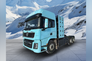 陜汽X5000氫燃料牽引車“氫”裝上陣，成就綠色新標(biāo)桿!