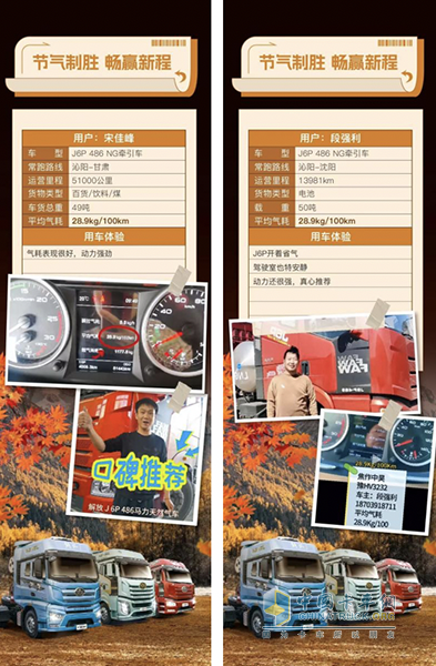 節(jié)氣致勝，贏領(lǐng)新程-用戶熱評(píng)解放J6P NG牽引車