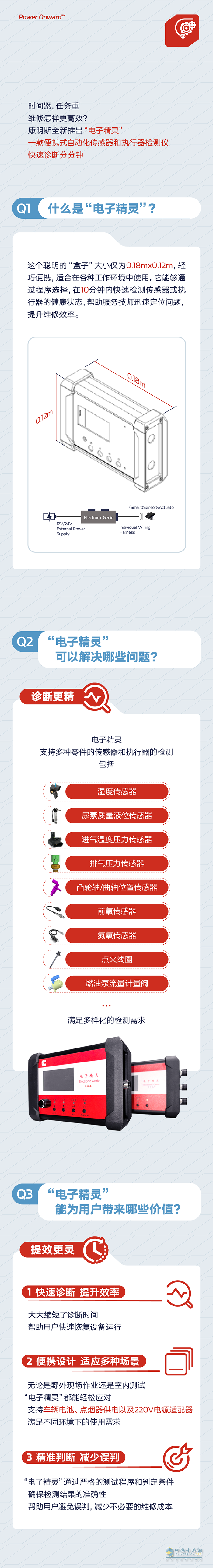康明斯全新推出“電子精靈”，診斷更精，提效更靈！