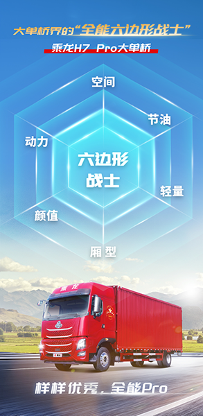 乘龍H7 Pro 9米6大單橋：人稱“全能六邊形戰(zhàn)士”！