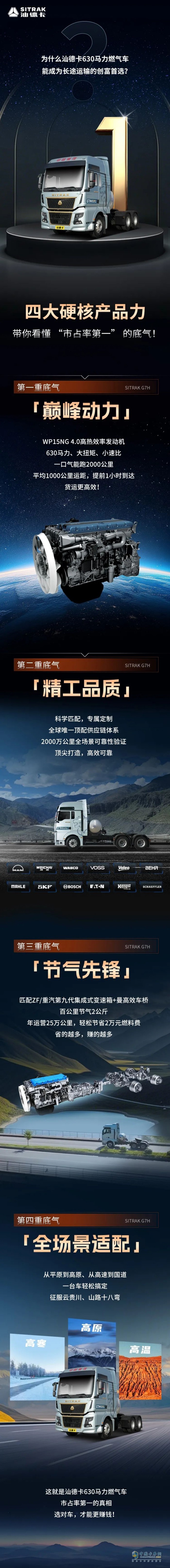 汕德卡630燃氣車何以成為長途運輸?shù)膭?chuàng)富首選?