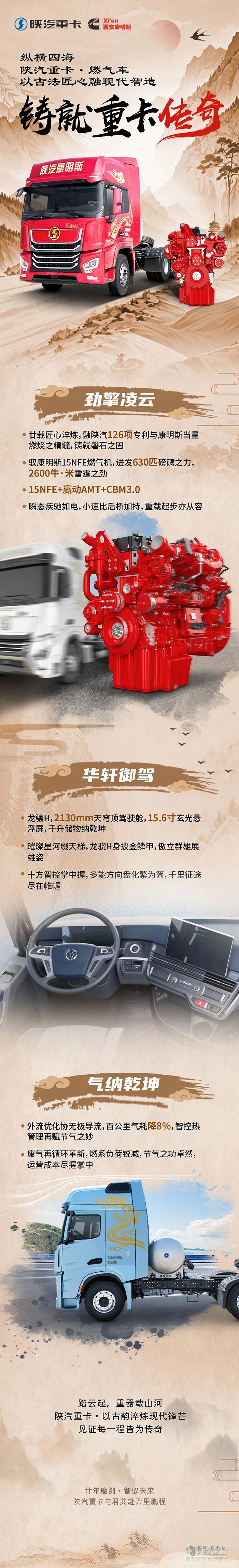 廿載匠心！陜汽新明珠燃?xì)庵乜?30馬力勁省破界