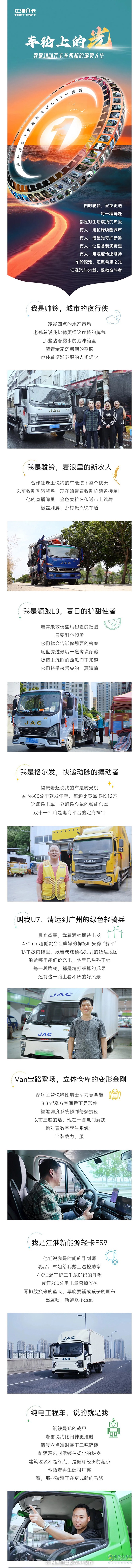江淮1卡：《車(chē)輪上的光》致敬3000萬(wàn)卡車(chē)司機(jī)的滾燙人生