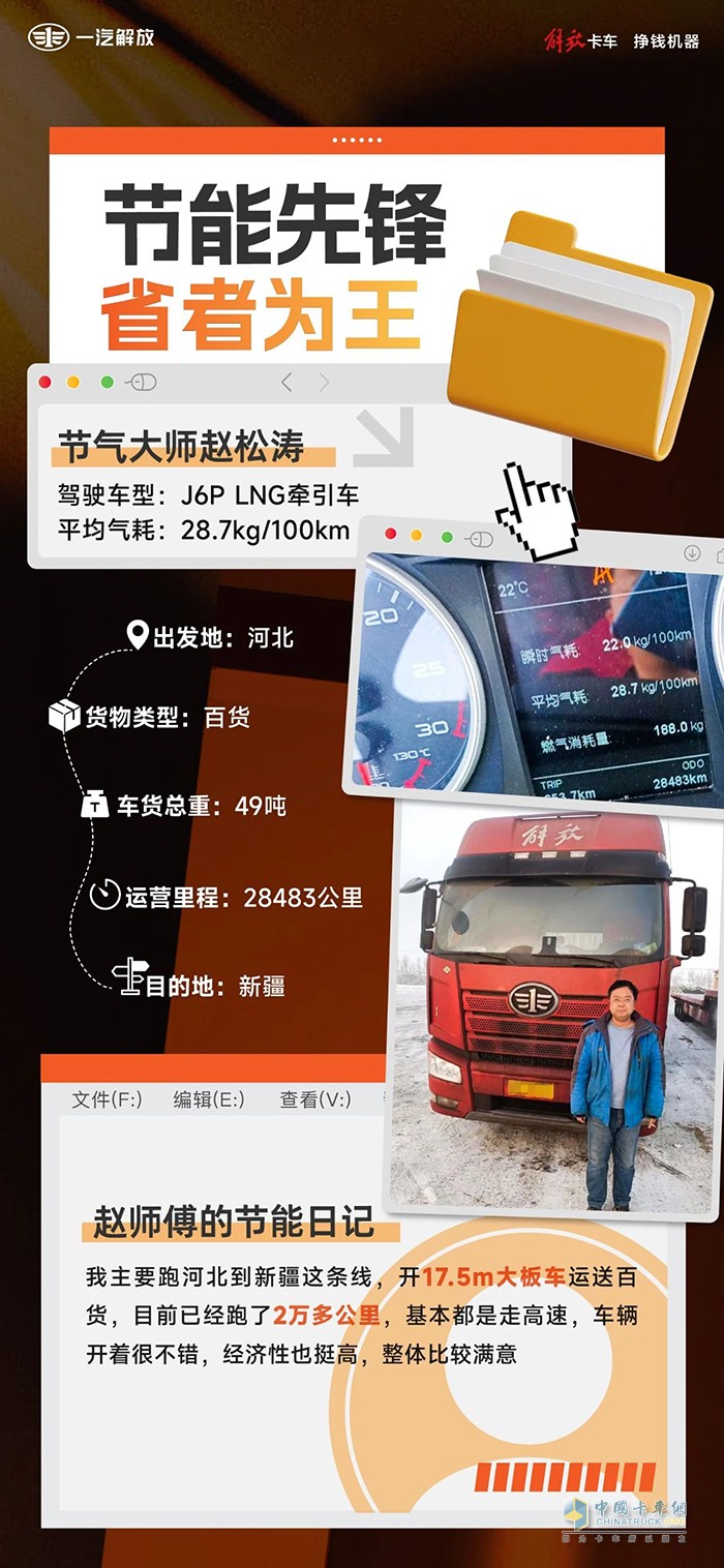 解放J6P燃?xì)鉅恳?，讓?jié)氣變成常規(guī)操作！
