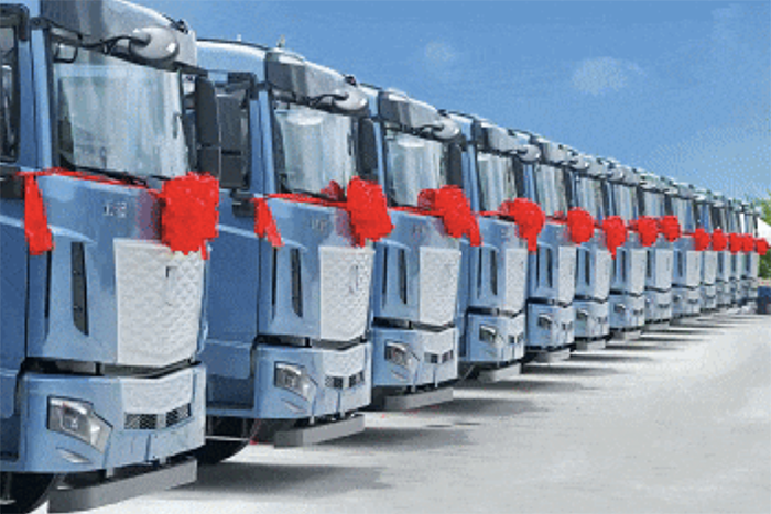 258臺交付、500臺簽約！遠(yuǎn)程X7E純電牽引車賦能浙江大宗物流零碳升級