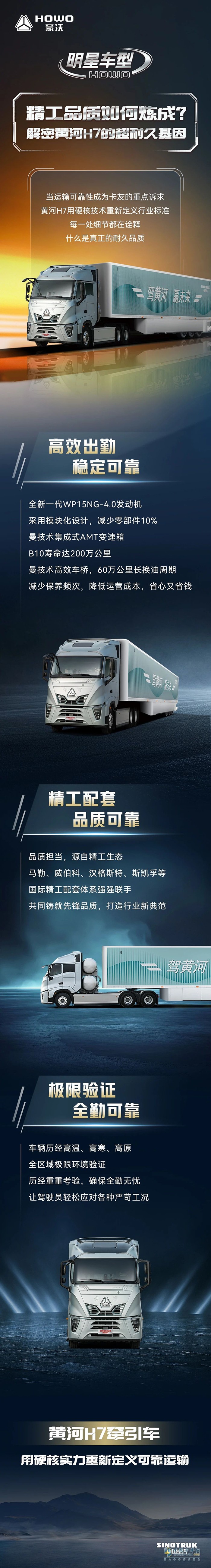 精工品質(zhì)如何煉成？解密中國重汽黃河H7的超耐久基因