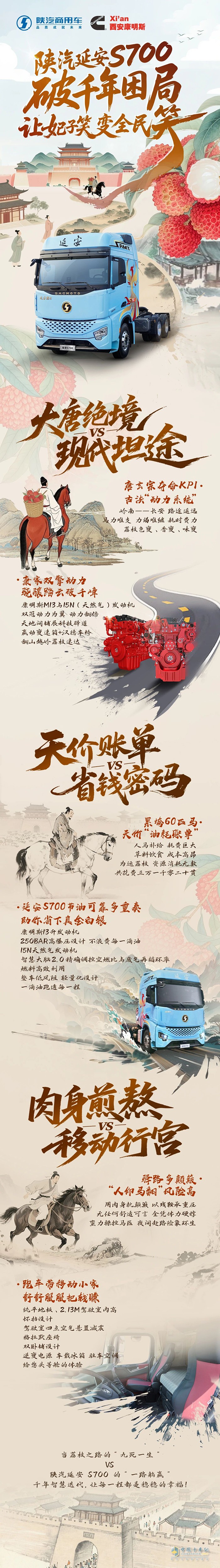 陜汽延安S700破千年困局讓妃子笑變?nèi)裥??