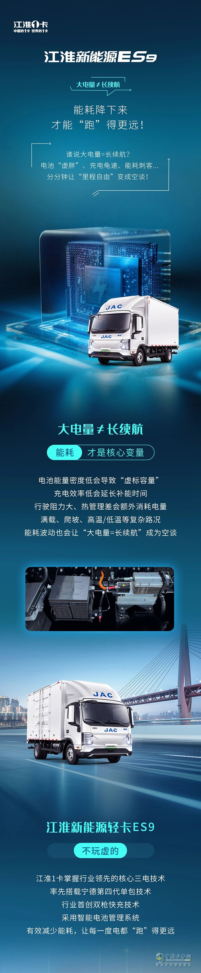 江淮：大電量≠長續(xù)航！能耗降下來，才能“跑”得更遠(yuǎn)！