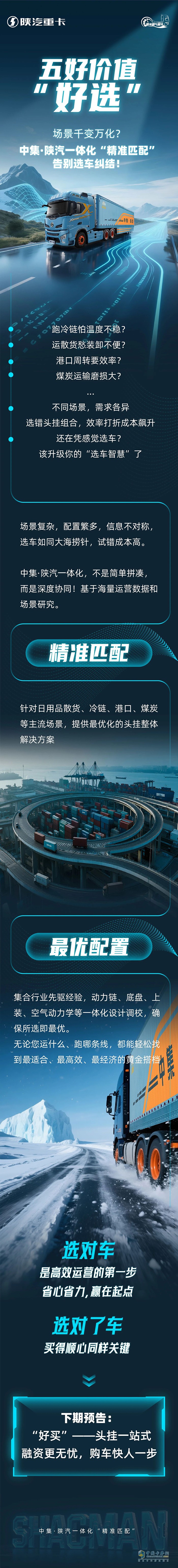 場景千變?nèi)f化？中集·陜汽一體化“精準(zhǔn)匹配”，告別選車糾結(jié)！