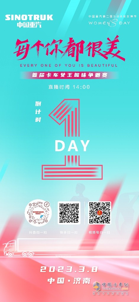 敬請(qǐng)期待！中國重汽第二屆3·8卡車女神節(jié)即將盛大啟幕