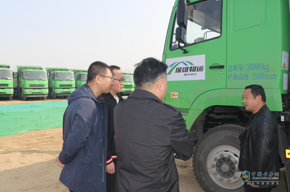 綠動(dòng)保定 共筑未來 萬物友好純電自卸車批量交付保定保雄