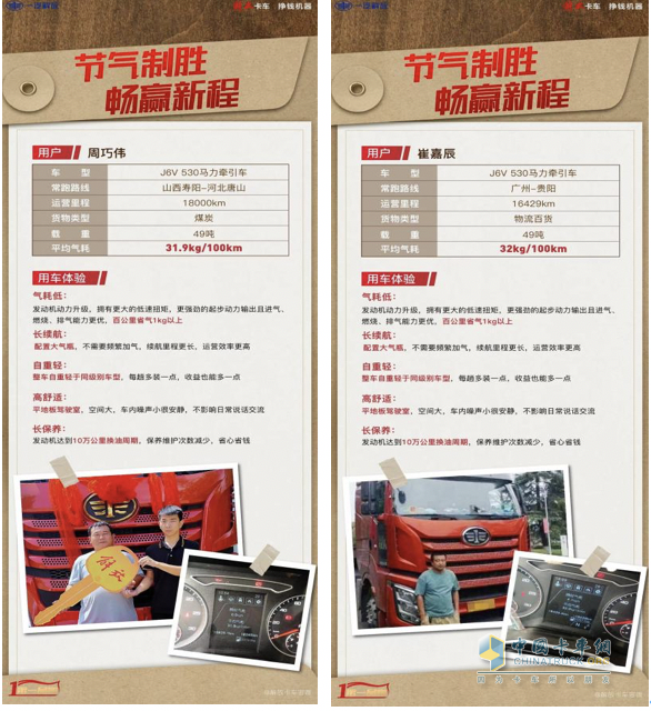 燃擎高效，掙錢機(jī)器！卡友熱議解放J6V LNG牽引車“駕值”