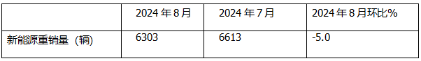 8月新能源重卡:銷6303輛漲1.17倍，徐工奪冠，三一\解放爭第二；江淮領(lǐng)漲