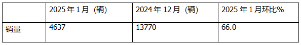 1月新能源輕卡：銷4637輛增4成 ；遠(yuǎn)程奪冠，福田\陜西汽車分列二三；比亞迪領(lǐng)漲