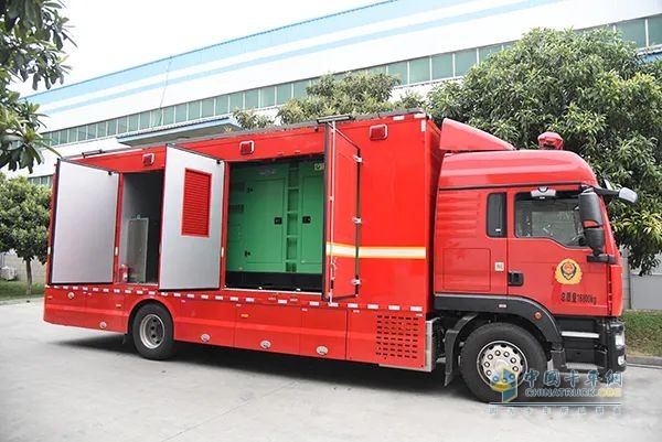 森源鴻馬發(fā)電照明車助力城市應(yīng)急照明保障