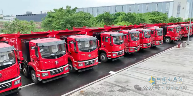 陜汽：質(zhì)子汽車百輛新能源電動自卸車交付市場