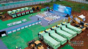 一汽解放新能源助力西南重大工程項目建設(shè)  為大美成都綠色發(fā)展貢獻(xiàn)解放力量