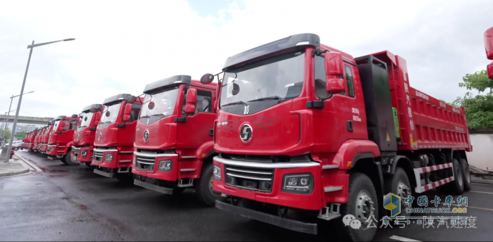 陜汽：質(zhì)子汽車百輛新能源電動自卸車交付市場