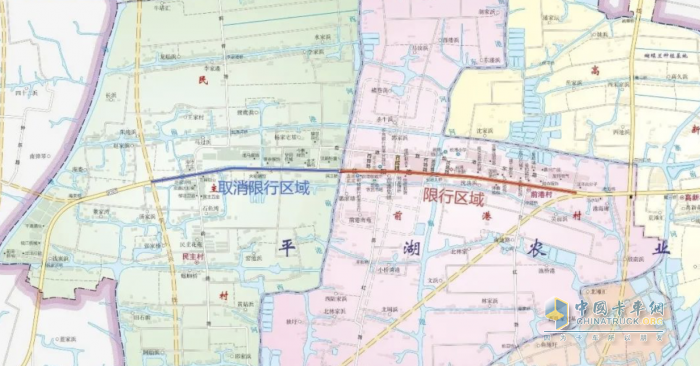 浙江平湖?；愤\輸車輛限制通行