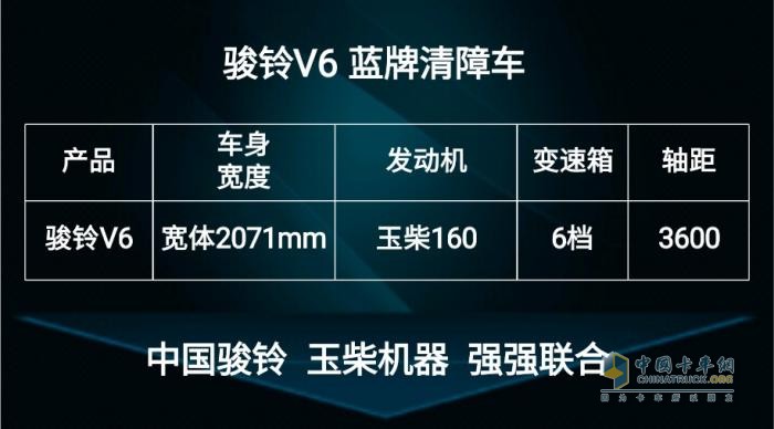 駿鈴V6藍牌清障車：江淮配玉柴，財源滾滾來