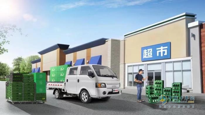 啤酒熱銷，超市老板開江淮1卡愷達(dá)化身“外賣員”！