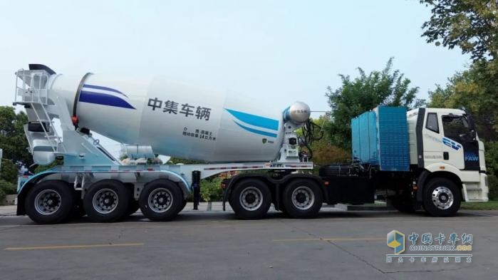 20臺“綠色鋼鐵軍團”出征！中集車輛&一汽解放新能源半掛攪拌車奔赴西南賦能綠色建設(shè)